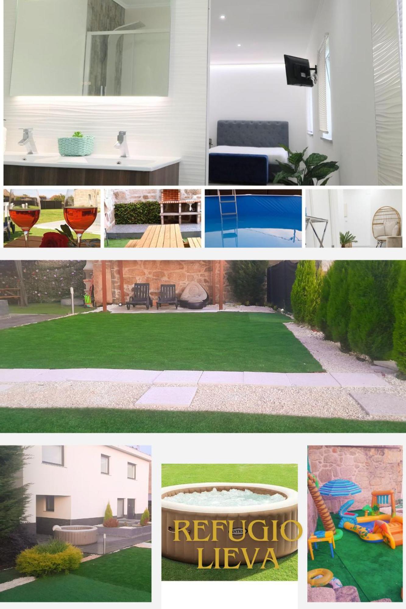Casa Incrivel Refugio Lieva ,Piscina , Jacuzzi Exterior E Zona Kids Lejlighed Nelas Eksteriør billede